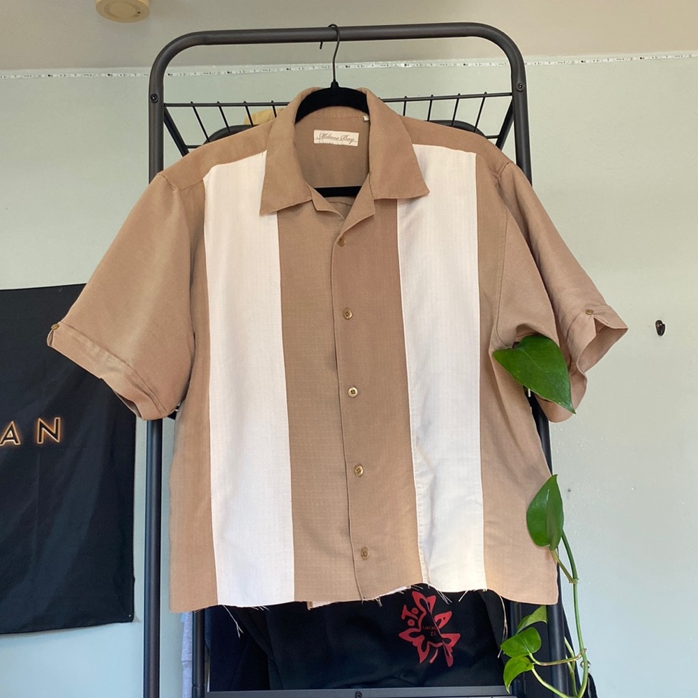 Cropped Milano Bay Bowling Shirt